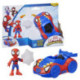 Spidey and His Amazing Friends Figura Spidey con Bólido Arácnido