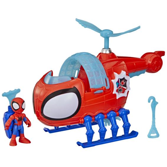 Spidey and His Amazing Friends Figura Spidey con Spidey-Cóptero