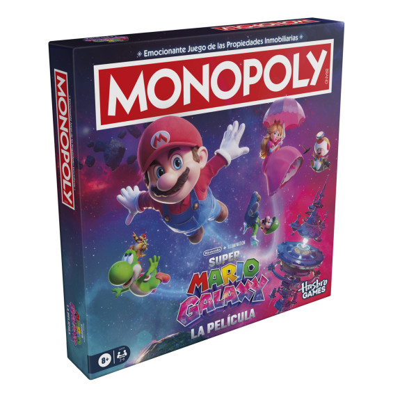 Hasbro Games Monopoly Super Mario Galaxy La Película Juego de Mesa