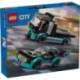 LEGO City Great Vehicles Coche de Carreras y Camión De Transporte - 60406