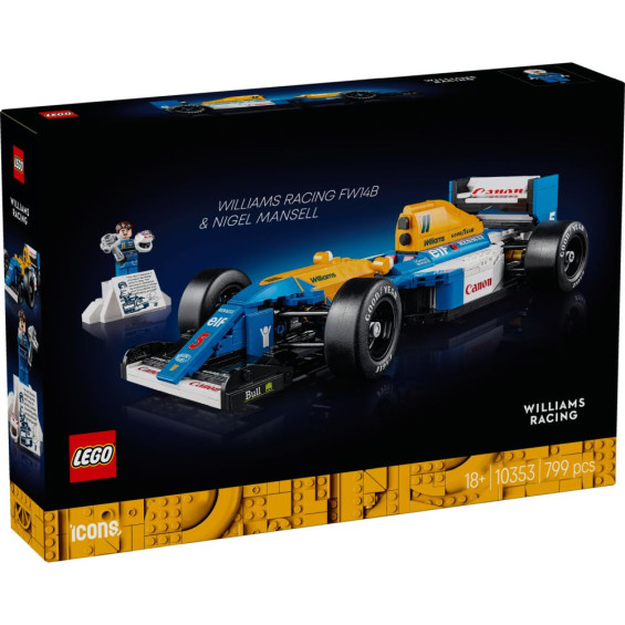 LEGO Icons Williams Racing FW14B y Nigel Mansell - 10353