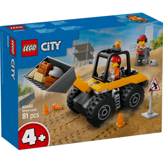 LEGO City Great Vehicles Cargadora con Ruedas Amarilla - 60450