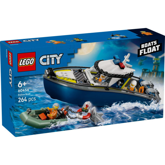 LEGO City Police Persecución en Barco de Policía - 60456