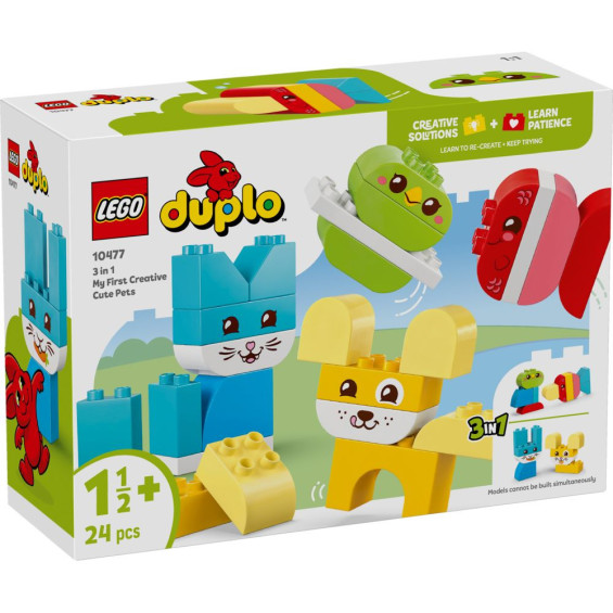 LEGO Duplo Simpáticas Mascotas Creativas 3 en 1 - 10477