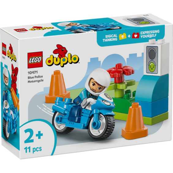 LEGO Duplo Moto de Policía Azul  -10471