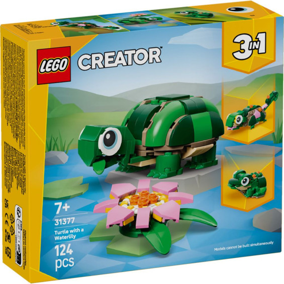 LEGO Creator Tortuga con Flor de Nenúfar -31377