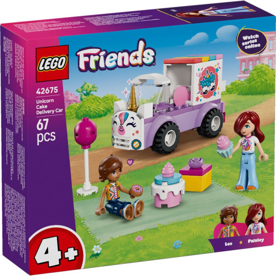 LEGO Friends Coche-Unicornio de Reparto de Pasteles - 42675