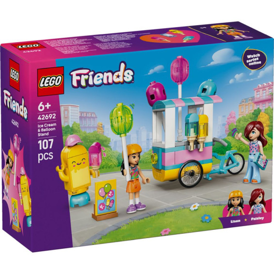 LEGO Friends Puesto de Helados y Globos - 42692