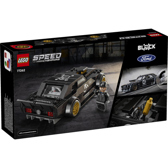 LEGO Speed Champions 65 Ford Mustang Hoonicorn V1 de Ken Block - 77262