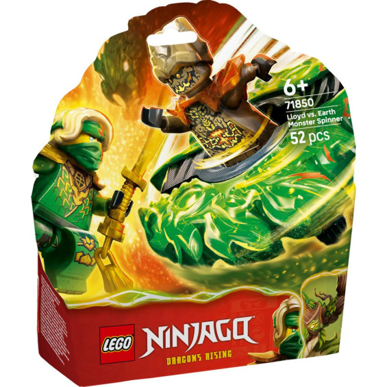 LEGO Ninjago Lloyd vs. Spinner del Monstruo de Tierra - 71850