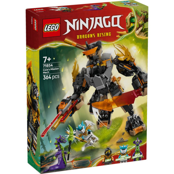 LEGO Ninjago Meca de Misión de Cole y Zane Dragón - 71854