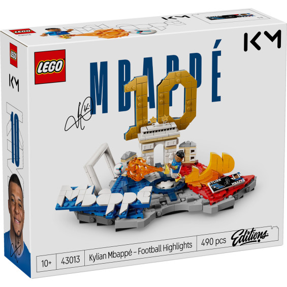 LEGO Editions Football Kylian Mbappé: Fenómenos del Fútbol - 43013