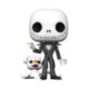 Funko Pop! Disney Pesadilla Antes de Navidad Figura de Vinilo Jack Skellington con Zero