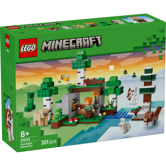 LEGO Minecraft Aventura de la Primera Noche - 21593