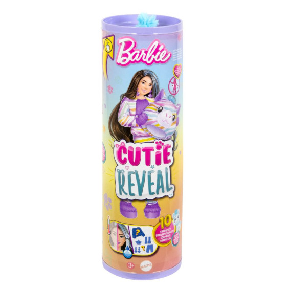 Barbie Cutie Reveal Sueños de Colores Muñeca Cebra