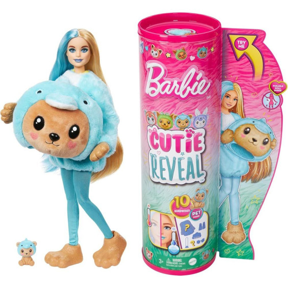 Barbie Cutie Reveal Serie Disfraces Osito Delfín