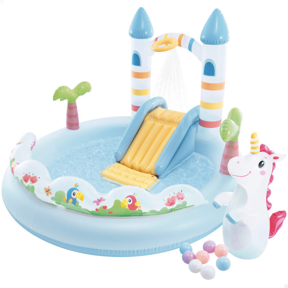 INTEX Centro de Juego de Agua Castillo del Unicornio