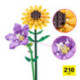 MAX Bricks Flowers Cápsula con Bloques de Construcción de Flores Varios Modelos