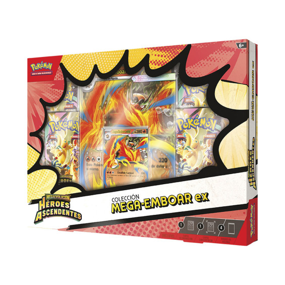 Pokémon Mega Lata Megaevolución Héroes Ascendentes Juego de Cartas Coleccionables Varios Modelos