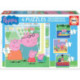 Educa Puzzle Progresivo 6-9-12-16 Piezas Peppa Pig - 15918
