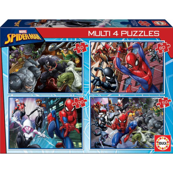Educa Puzzle Multi 50-80-100-150 Piezas Ultimate SPIDER-MAN - 18102