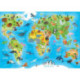 Educa Puzzle 150 Piezas Mapamundi Animales - 18115