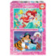 Educa Puzzle 2 x 48 Piezas Disney Princess Ariel y Jasmine - 18213
