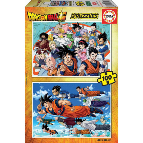 Educa Puzzle 2 x 100 Piezas Dragon Ball - 18214