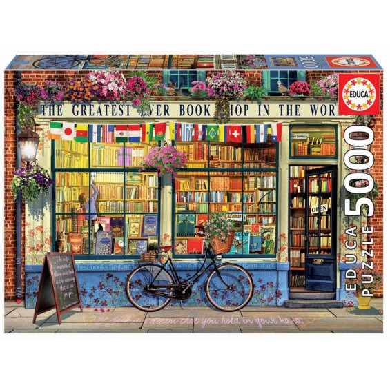 Educa Puzzle 5000 Piezas La Mejor Librería del Mundo - 18583