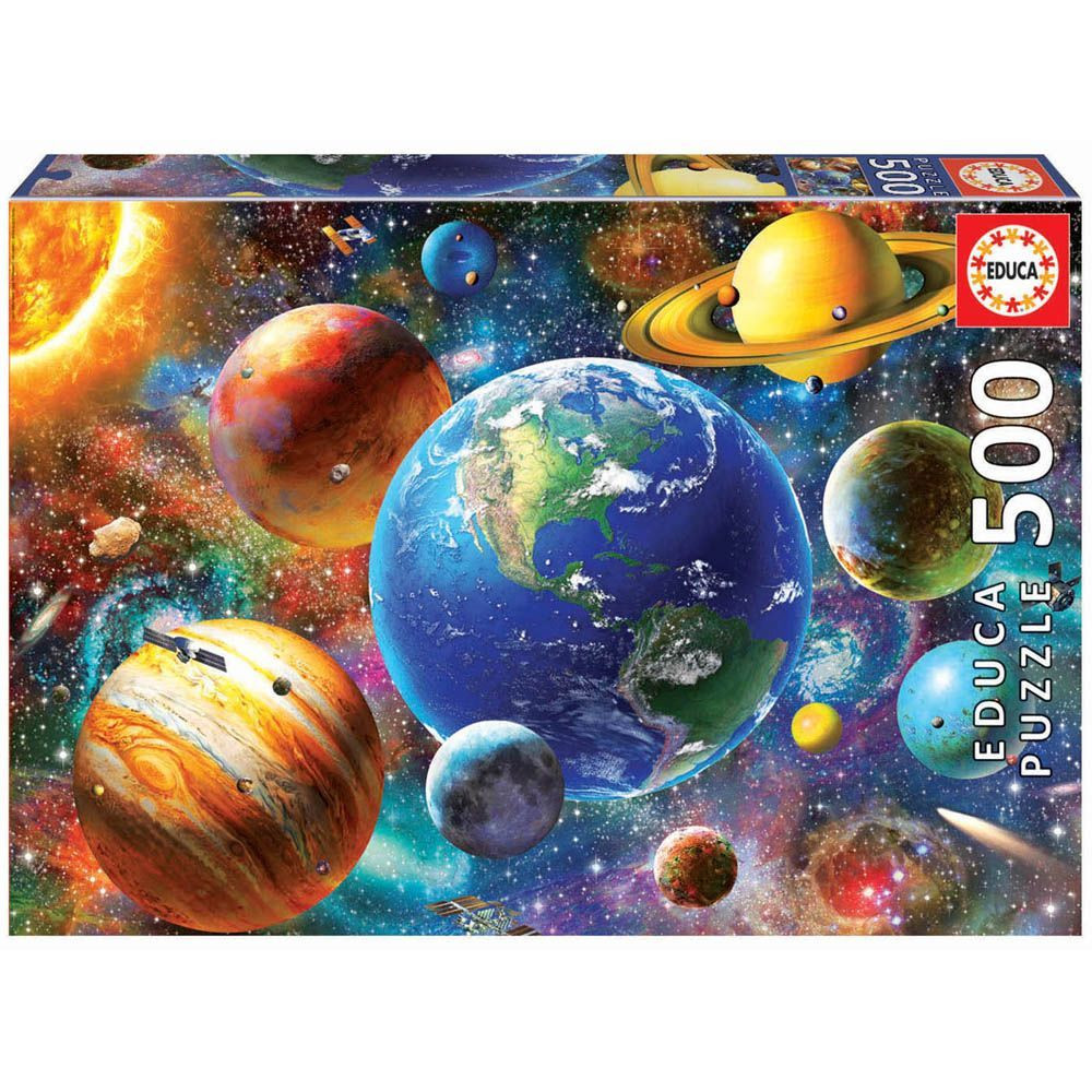 Educa Puzzle De 500 Piezas - Fun In The Sun Selfie, Incluye Pegamento Fix Puzzle, Cartón Reciclado, Para Adultos Y Niños +11 Años