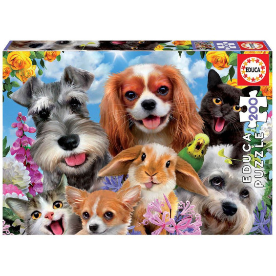 Educa Puzzle 200 Piezas Selfie Pet Parade - 19293
