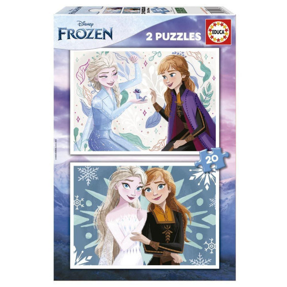 Educa Puzzle 2 x 20 Piezas Frozen - 19736