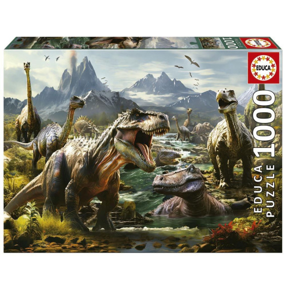 Educa Puzzle 1000 Piezas Dinosaurios Feroces - 19924