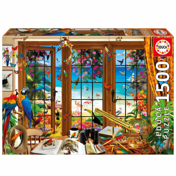 Educa Puzzle 1500 Piezas Ventana del Observador de Aves - 20333