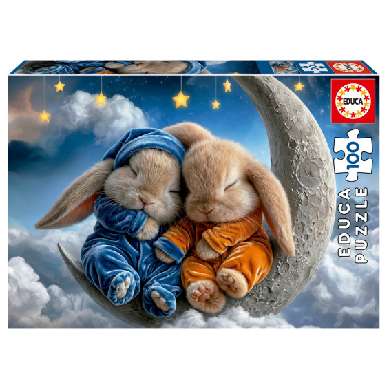 Educa Puzzle 100 Piezas Sueños de Conejitos - 20498