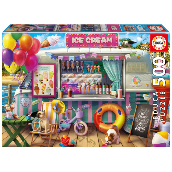 Educa Puzzle 500 Piezas Furgoneta de Helados - 20546