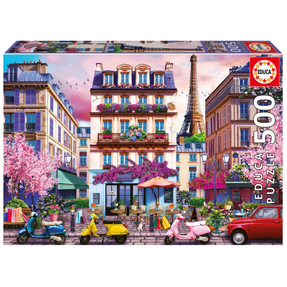 Educa Puzzle 500 Piezas Dsitrito de Compras de París - 20548