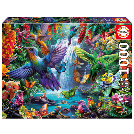 Educa Puzzle 1000 Piezas Colibríes Tropicales - 20555