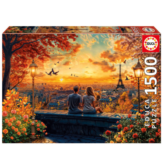Educa Puzzle 1500 Piezas Enamorados en París - 20569