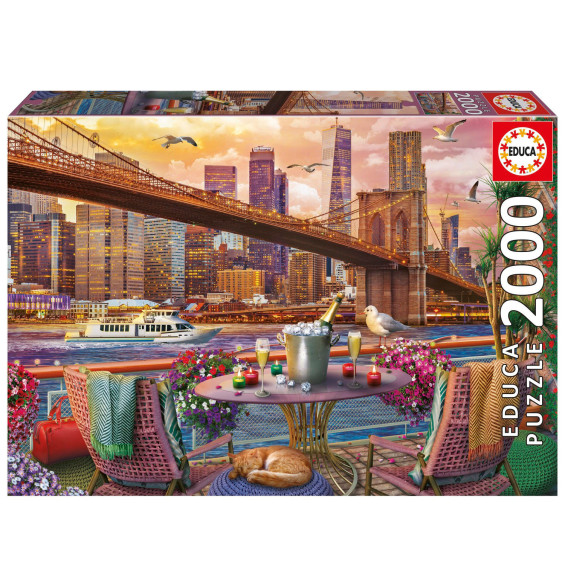 Educa Puzzle 2000 Piezas Romance en Nueva York - 20575