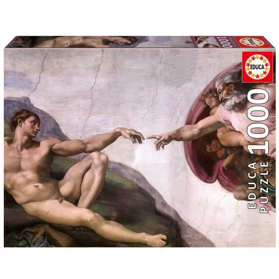 Educa Puzzle 1000 Piezas La Creación de Adán - 20579