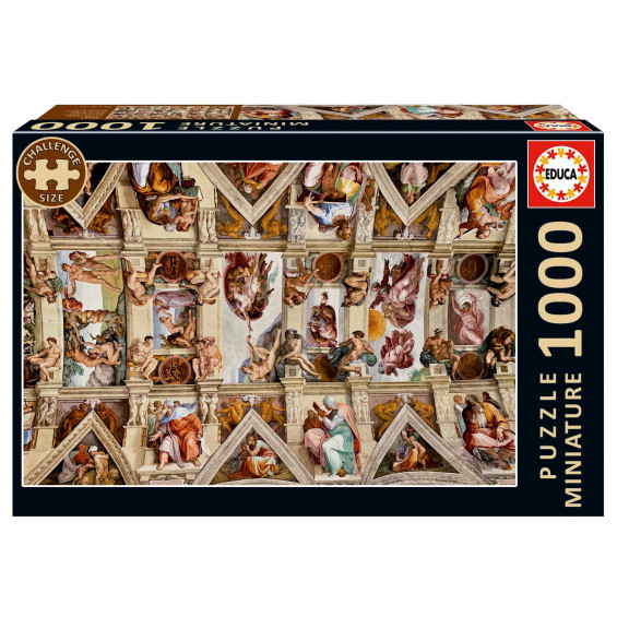 Educa Puzzle 1000 Piezas Capilla Sixtina Miniature - 20581