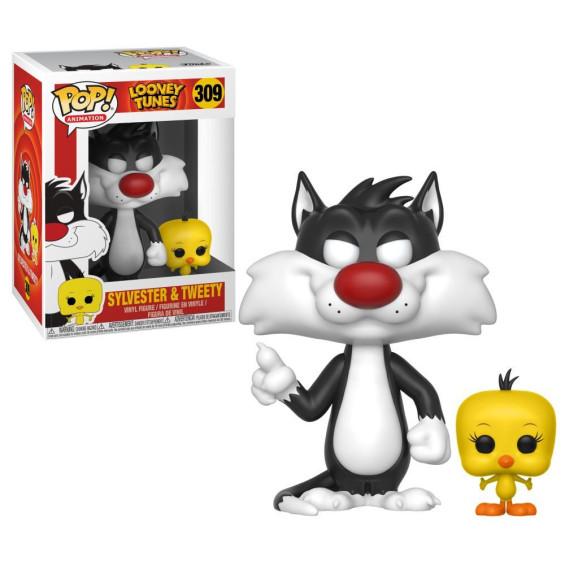 Funko Pop! Animation Looney Tunes Figura de Vinilo Sylvester & Tweety