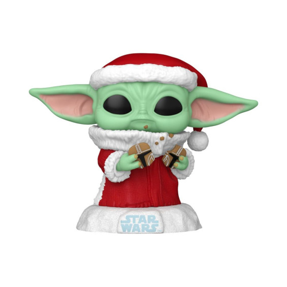 Funko Pop! Star Wars Figura de Vinilo Grogu Edición Navideña
