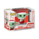 Funko Pop! Star Wars Figura de Vinilo Grogu Edición Navideña