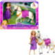 Disney Princess Muñeca Rapunzel y Caballo Máximus