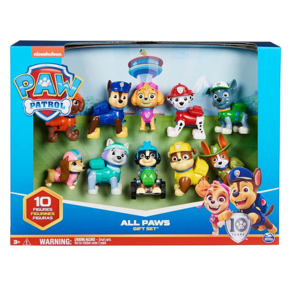 Paw Patrol Estuche 10 Figuras