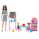Barbie me Encanta el Colegio Conjunto de Juego de Clase  con 3 Muñecas y Accesorios