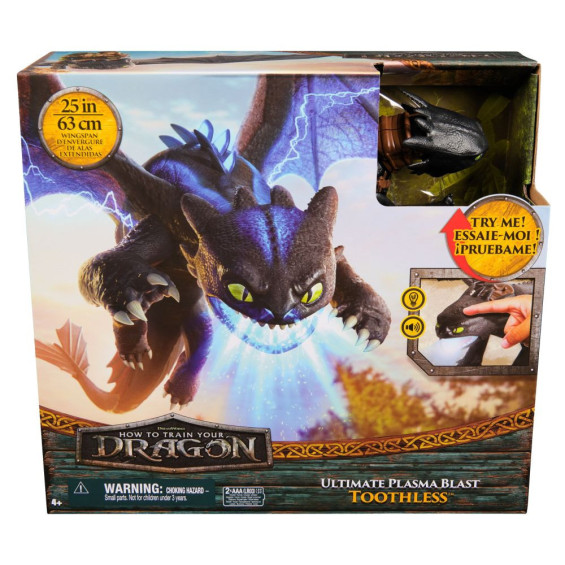 Cómo Entrenar a tu Dragón Figura Desdentao Electrónico