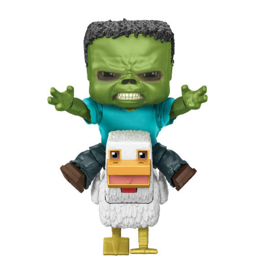 Minecraft Figura Jinete de Gallina con Zombie
